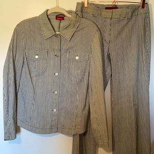 Bianca Stripe Pantsuit size 10